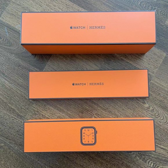 Hermes | Accessories | Vintage Orange Herms Apple Watch Box  display picture 1
